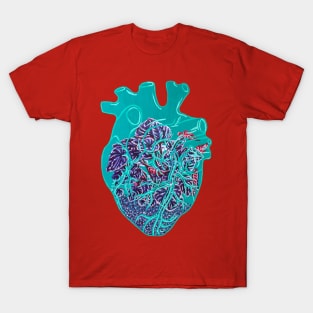 Heart Terrarium Peperomia T-Shirt